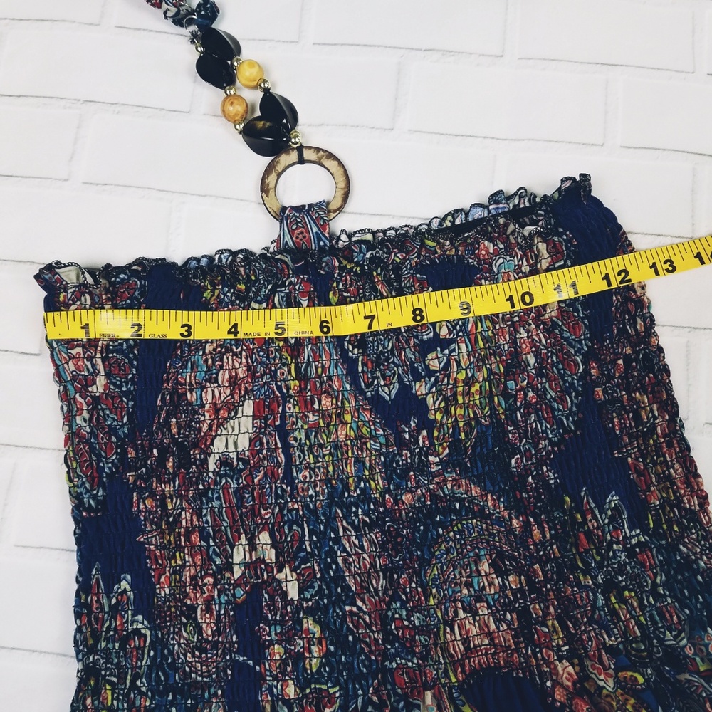 Maxi dress size Medium Paisley Print - Picture 6 of 8